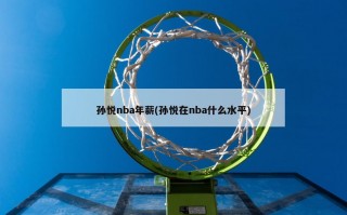 孙悦nba年薪(孙悦在nba什么水平)